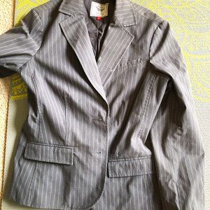 Grey striped jacket